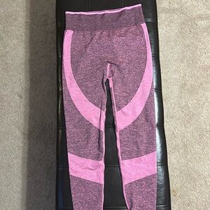 Victorias Secret Pink seamless pink leggings